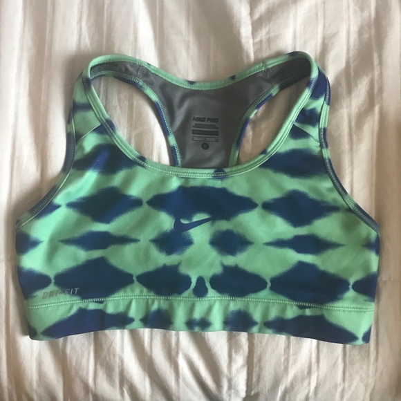 Nike Pro Dri-Fit Patterned Sports Bra - Picture 1 of 3